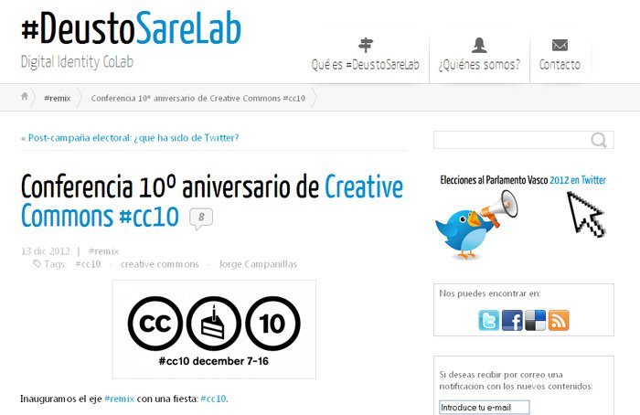 Conferencia 10º aniversario de Creative Commons